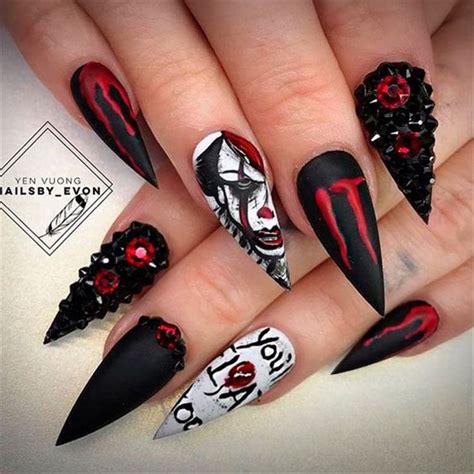 55 Scary Halloween Nail Art Design Ideas For The Coming Halloween - Page 25 of 55 - Chic Hostess ...