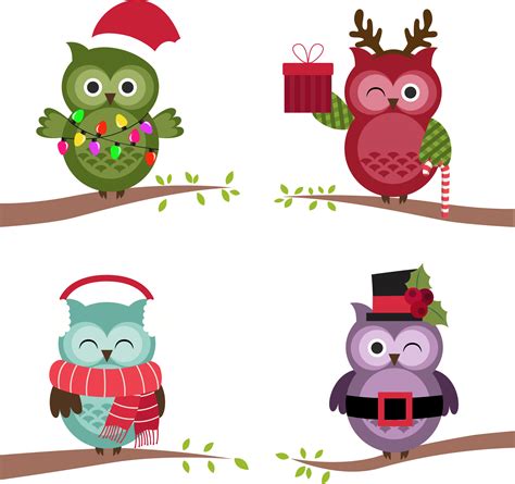 Download Owl Christmas Free Clipart HD Clipart PNG Free | FreePngClipart