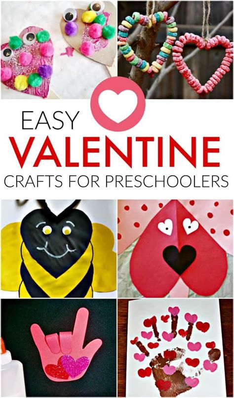 Easy Valentines Crafts for Preschoolers