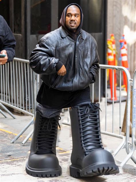 Kanye West Bigger Boots | Kanye West's Big Balenciaga Boots | Know Your ...