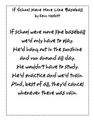 Just 4 Teachers: Sharing Across Borders | Sports poems, Baseball poems ...