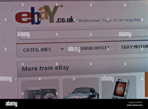 Ebay UK website - editorial use only Stock Photo - Alamy