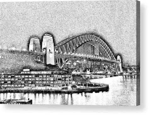 Sydney Harbour Bridge Sketch at PaintingValley.com | Explore collection ...