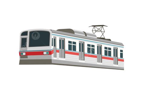 Electric Train Clipart Vector