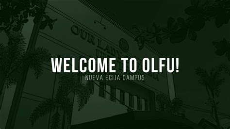 Our Lady of Fatima University (OLFU) - OLFU Nueva Ecija Virtual Campus Tour