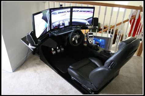 sim race cockpit - Google Search | Racing simulator, Pc desk