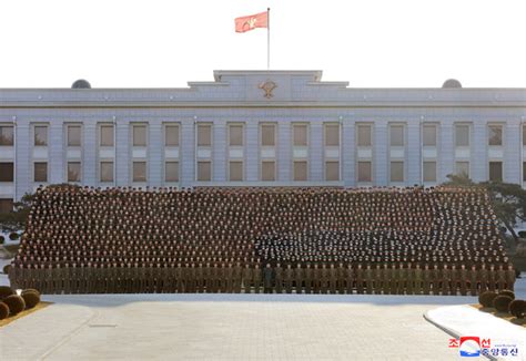 Supreme Leader Kim Jong Un Has Photo Session with Guard, Security and Defence Personnel - KFAUK.com