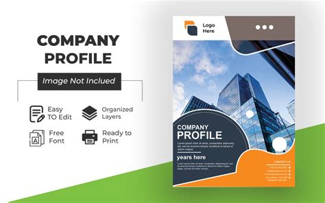 Company Profile Modern Template Design - TemplateMonster