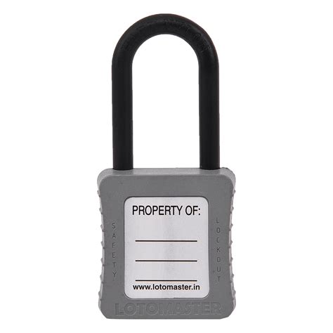 De-Electric Lockout Padlocks 6 Master Keyed 38mm Grey - LOTOMASTER