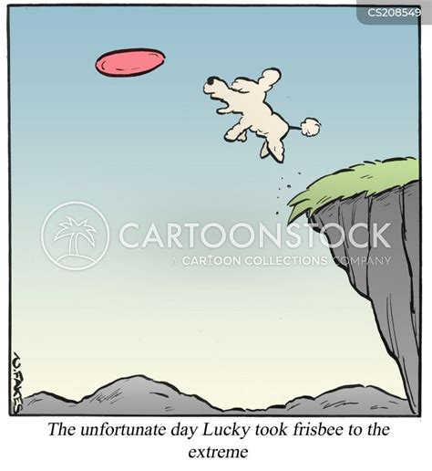 Frisbee Game Cartoons and Comics - funny pictures from CartoonStock