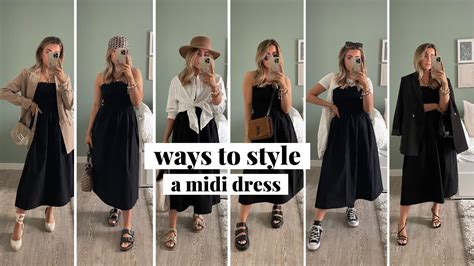 8 Ways To Style The Midi Dress | Summer Outfit Ideas 2021 | jessmsheppard - YouTube