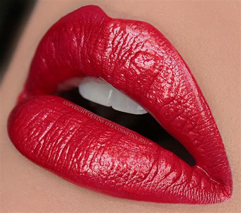 A metallic ruby red liquid lipstick. - Paraben Free - Cruelty Free ...