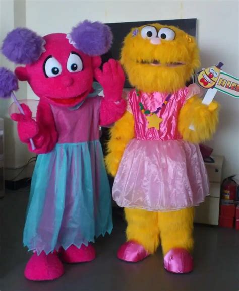 Sesame Street Zoe Abby Cadabby Mascot Costume Halloween Christmas ...