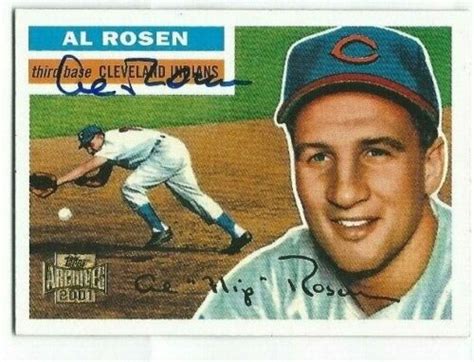 AL ROSEN 2001 Topps Archives #35 Baseball Card AUTO Autograph Signed!! | eBay