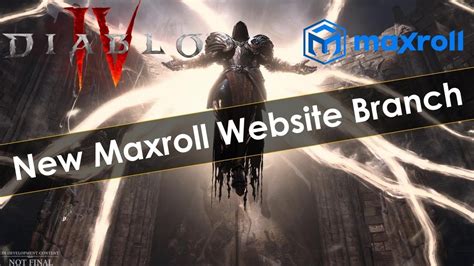 Maxroll Launches Diablo 4 Branch - YouTube