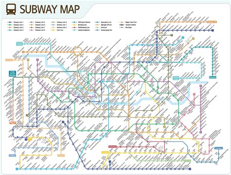 Plan Et Carte De Train De Seoul Lignes De Chemin De Fer Et Gares De Seoul | Images and Photos finder