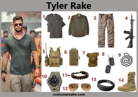 Tyler Rake Costume | Halloween Guide | Costume Realm