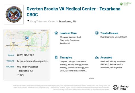Overton Brooks VA Medical Center - Texarkana CBOC • Rehab in AR