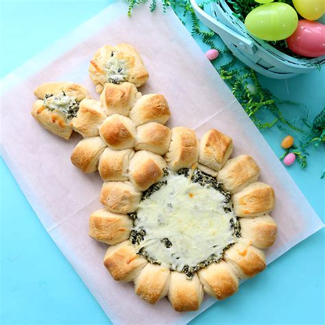 Easter Bunny Spinach Dip - It's Always Autumn