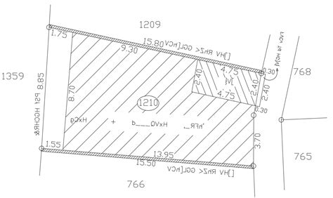 Download Free Land Plot Plan Drawing DWG File - Cadbull