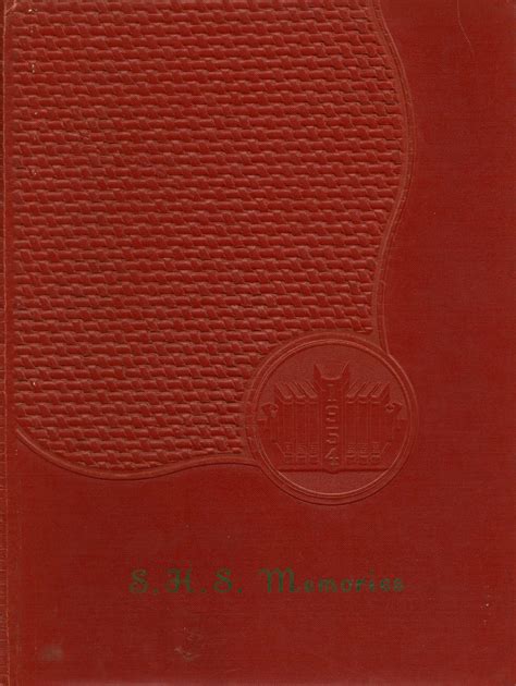 1954 yearbook from Saluda High School from Saluda, Indiana for sale