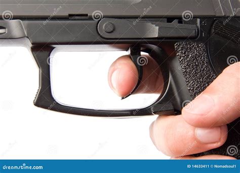 Handgun Trigger Stock Image - Image: 14633411