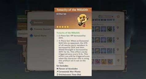 Best Zhongli build in Genshin Impact with Tenacity of the Millelith artifact set - DvTeam Blog