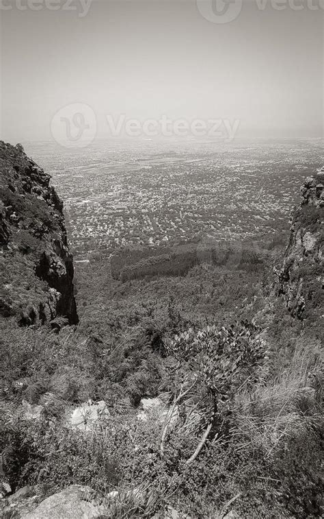 Amazing view from Table Mountain National Park. 19582915 Stock Photo at Vecteezy