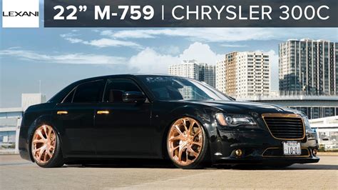 Slammed Custom Chrysler 300c on Lexani Copper Finish Wheels - YouTube