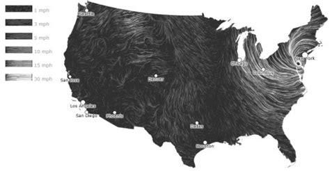 Animated Wind Map Shows Wind Speed and Direction - Montana Hunting and Fishing Information