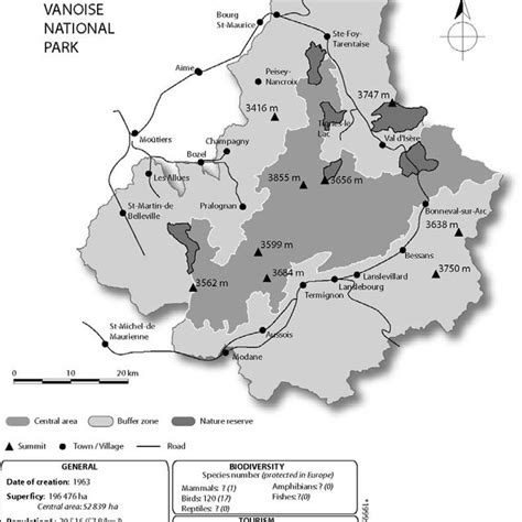 The nine French national parks. | Download Scientific Diagram