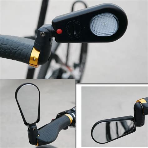 Bicycle mirror rearview mirror mountain road bike handlebar safety ...