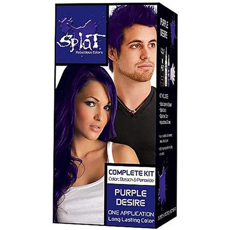 [SPLAT] REBELLIOUS COLORS SEMI PERMANENT COMPLETE KIT OMBRE HAIR DYE | eBay