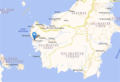 Pontianak Map - Indonesia