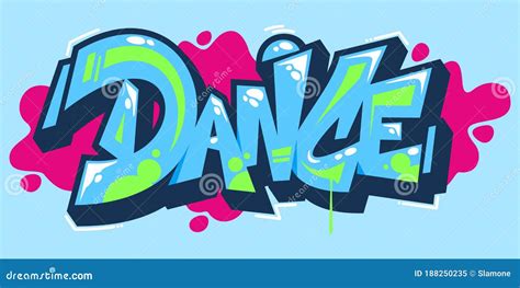 Dance Graffiti Stock Illustrations – 2,209 Dance Graffiti Stock ...