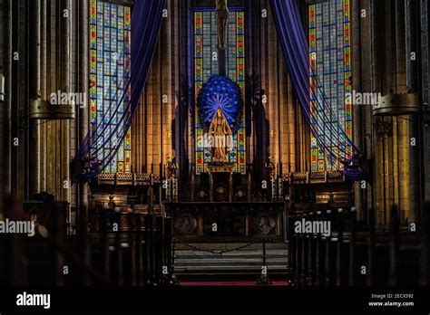 The inside of the Holy Trinity Armenian church located in Istanbul, Turkey Stock Photo - Alamy