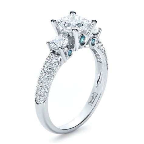 Blue Diamond Engagement Rings - Engagement Rings