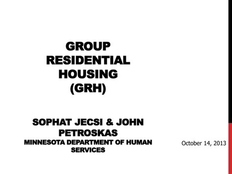 GRH Housing Rate - Minnesota Coalition for the Homeless