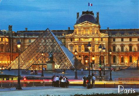 Postcards on My Wall: Paris, Banks of the Seine (Louvre Museum) France ...