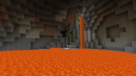 Giant Lava Pit, minecraft lava HD wallpaper | Pxfuel