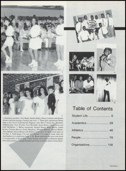 Explore 1990 Selma High School Yearbook, Selma AL - Classmates