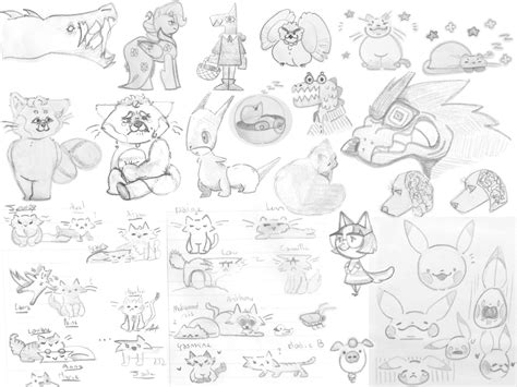 ArtStation - [Sketches] Animals and creatures