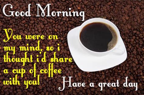 Good Morning Coffee Quotes, Wishes With Coffee Cup Images