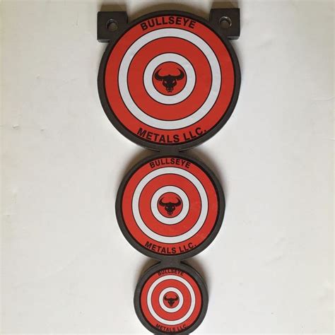 AR500 Steel Stacked Target Gong Style 8" 6" 4" From Bullseye Metals ...