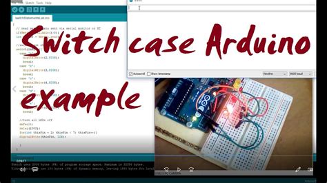 Switch-case in Arduino - YouTube