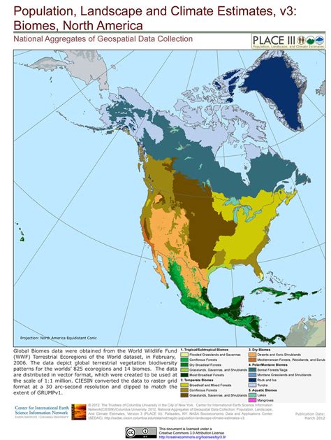 Biomes, North America | Global Biomes data were obtained fro… | Flickr