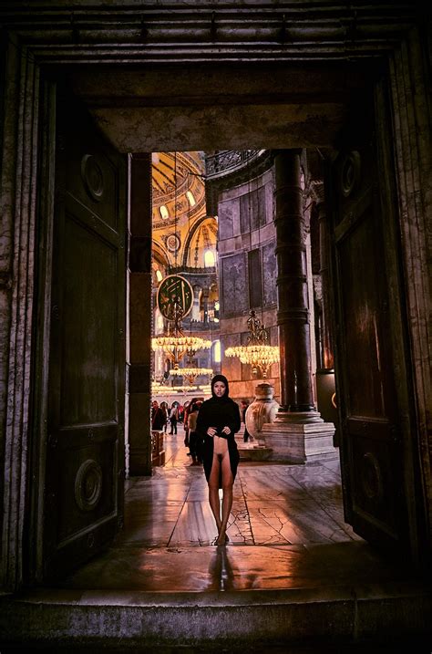 Belgian model Marisa Papen in Hagia Sophia (2018) - MyConfinedSpace