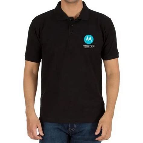 Black Logo Printed Polo T-Shirt at Rs 380/piece in Mumbai | ID: 16013630288