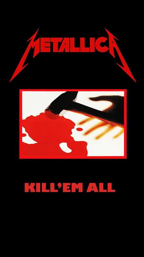 Metallica kill en all wallpaper fondo iPhone Metallica Album Covers, Metallica Albums, Metallica ...