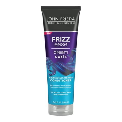 John Frieda Frizz Ease Dream Curls SLS/SLES Sulfate-Free Conditioner, For Curly Hair, 8.45 Fl Oz ...